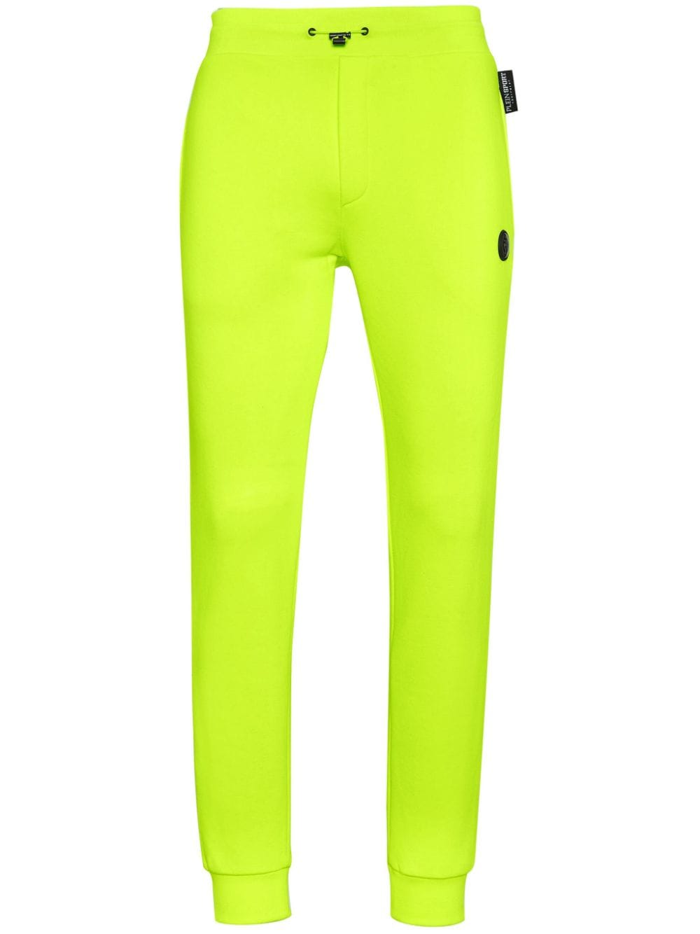 Plein Sport logo-print mélange track pants - Green von Plein Sport