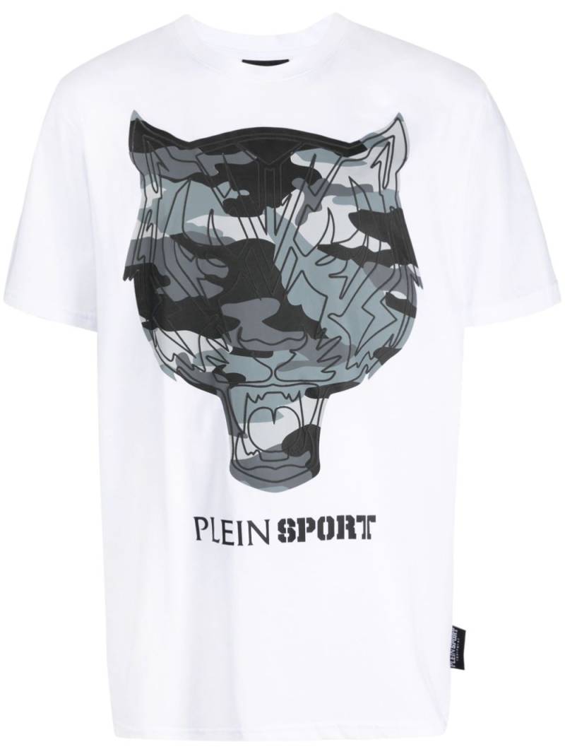 Plein Sport logo-print short-sleeve T-shirt - White von Plein Sport