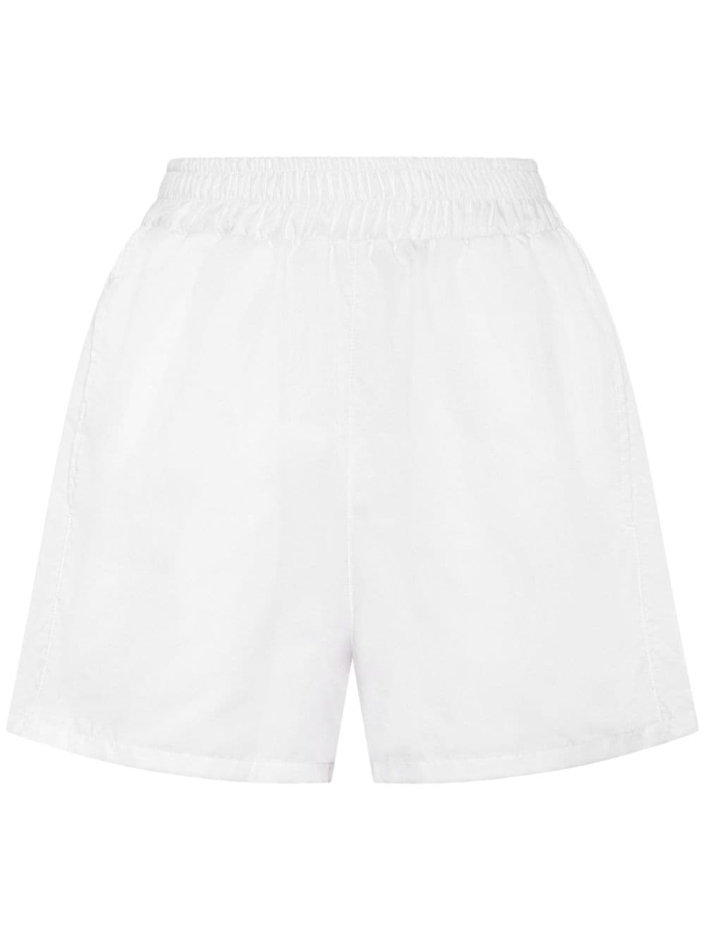 Plein Sport logo-tape running shorts - White von Plein Sport