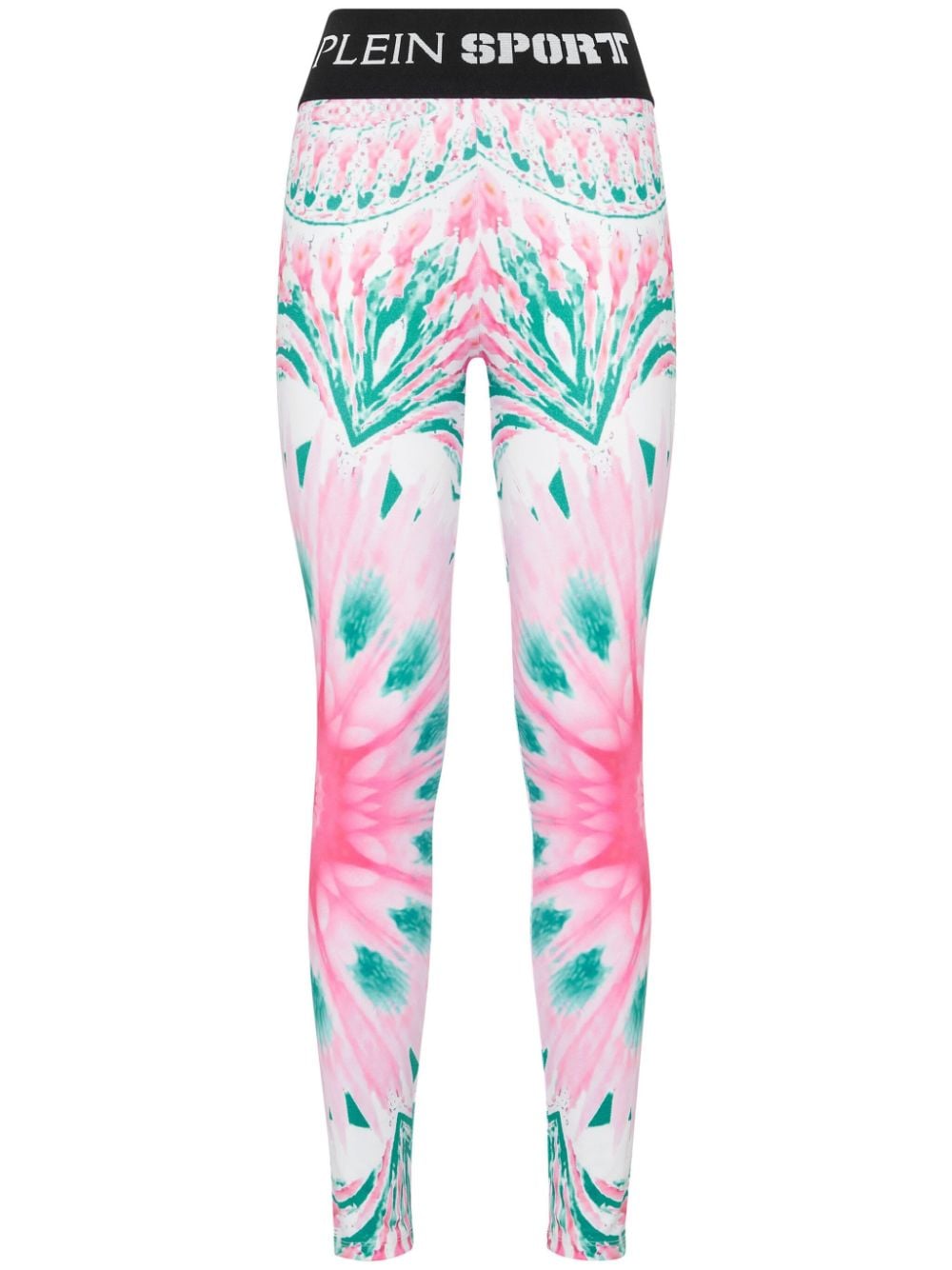 Plein Sport logo-waistband jogging leggings - Pink von Plein Sport