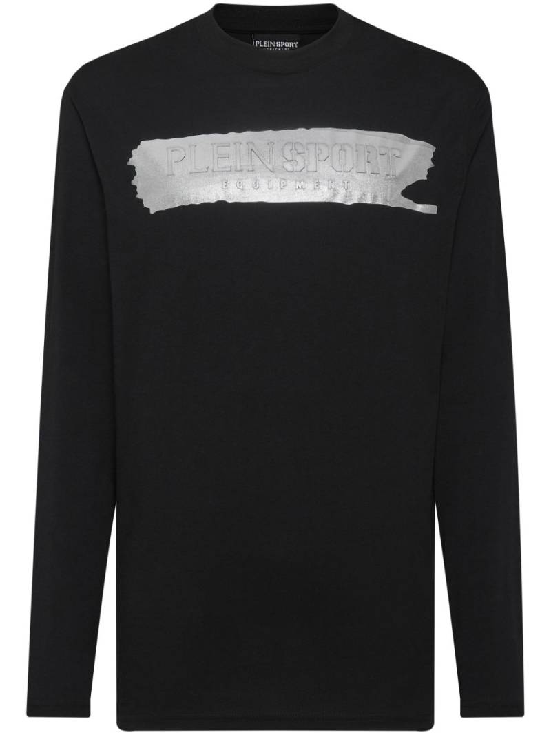 Plein Sport long-sleeve cotton T-shirt - Black von Plein Sport