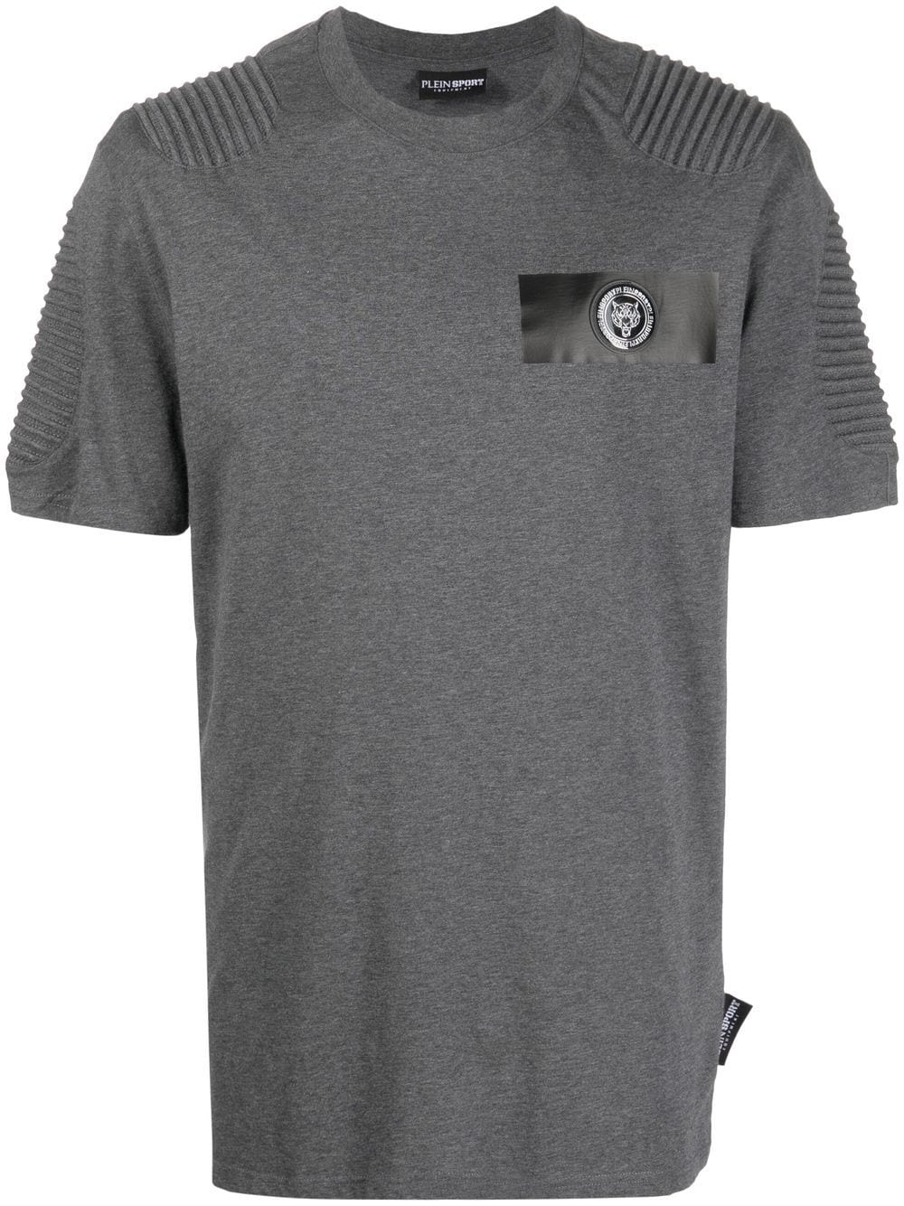 Plein Sport tiger-head motif T-shirt - Grey von Plein Sport