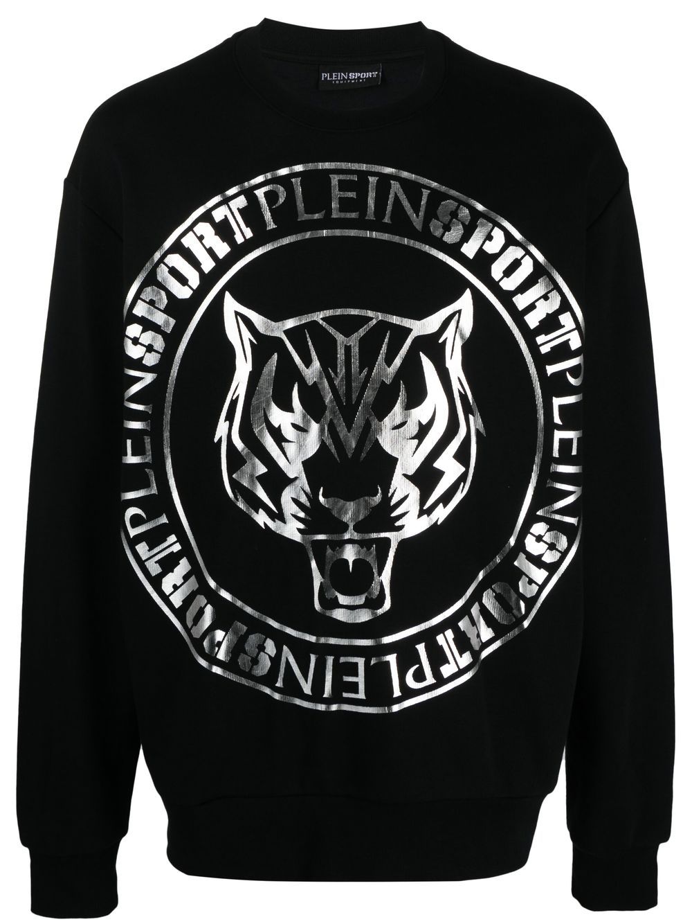 Plein Sport tiger logo-print sweatshirt - Black von Plein Sport