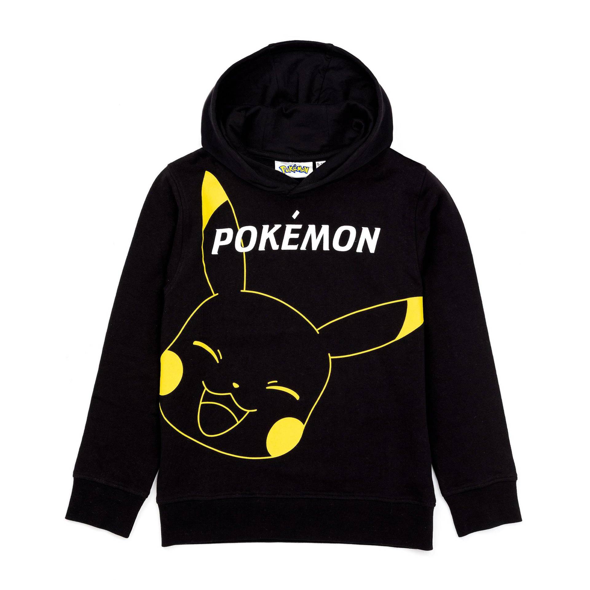 Kapuzenpullover Jungen Schwarz 140 von Pokémon