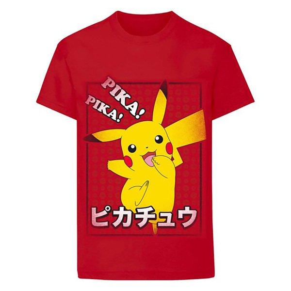 Pika Pika Tshirt Jungen Rot Bunt 152-158 von Pokémon