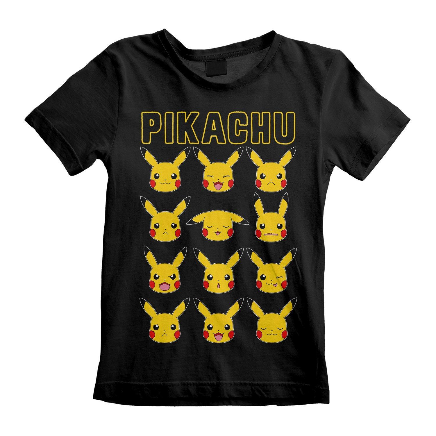 Tshirt Pikachu Jungen Schwarz 152 von Pokémon