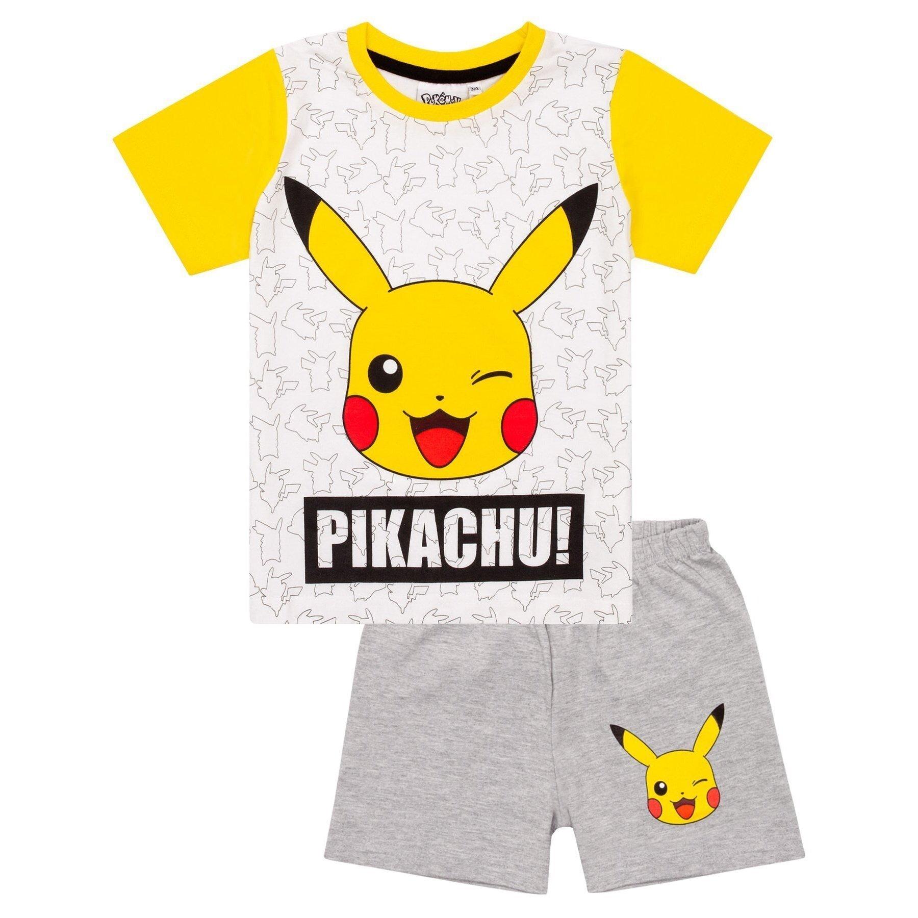 Schlafanzug Mit Shorts Unisex Multicolor 152 von Pokémon