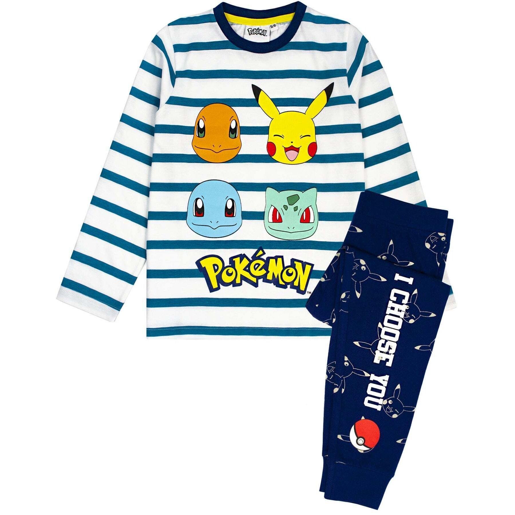 Schlafanzug Unisex Weiss 128 von Pokémon