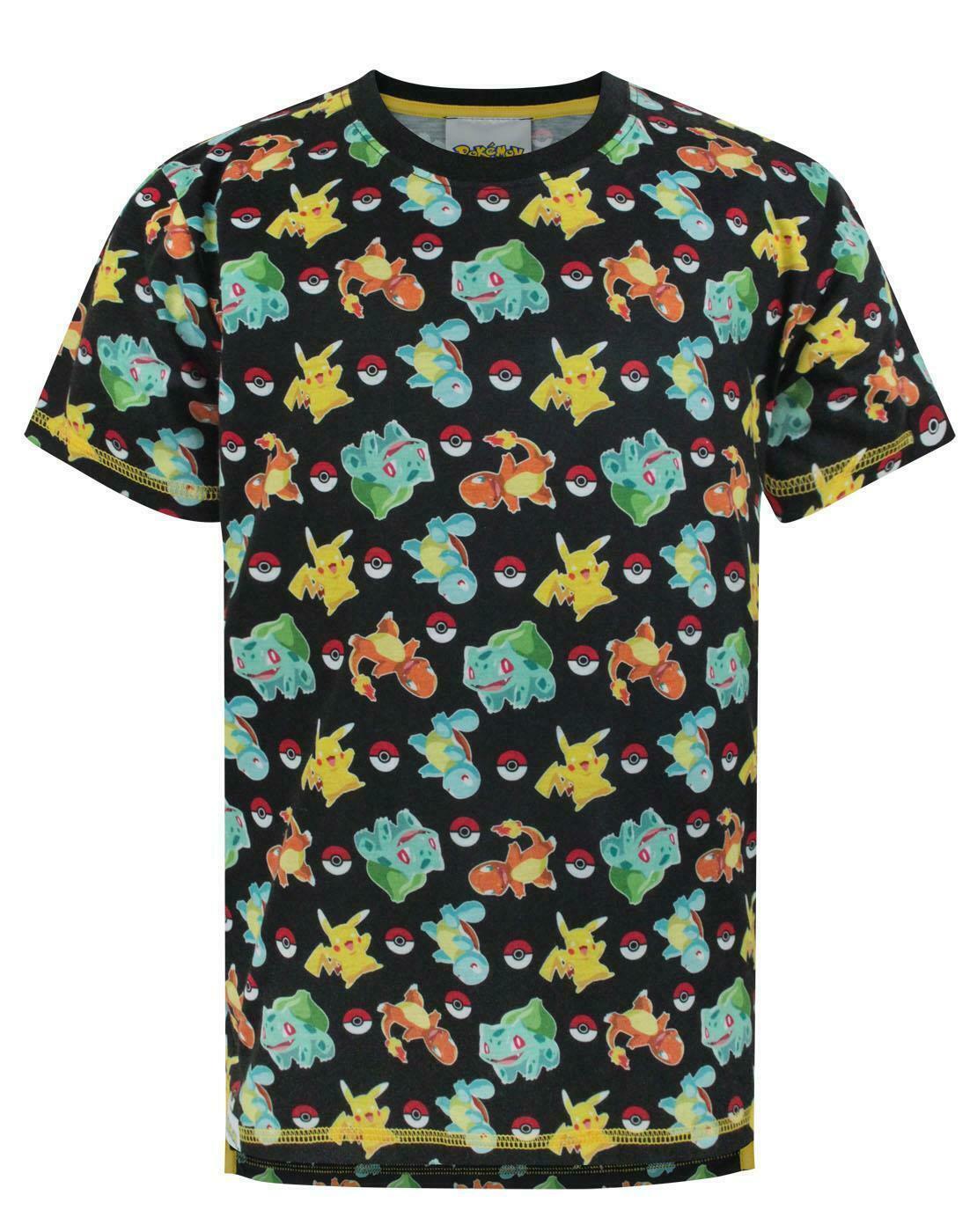 Starters Tshirt Jungen Schwarz 104 von Pokémon