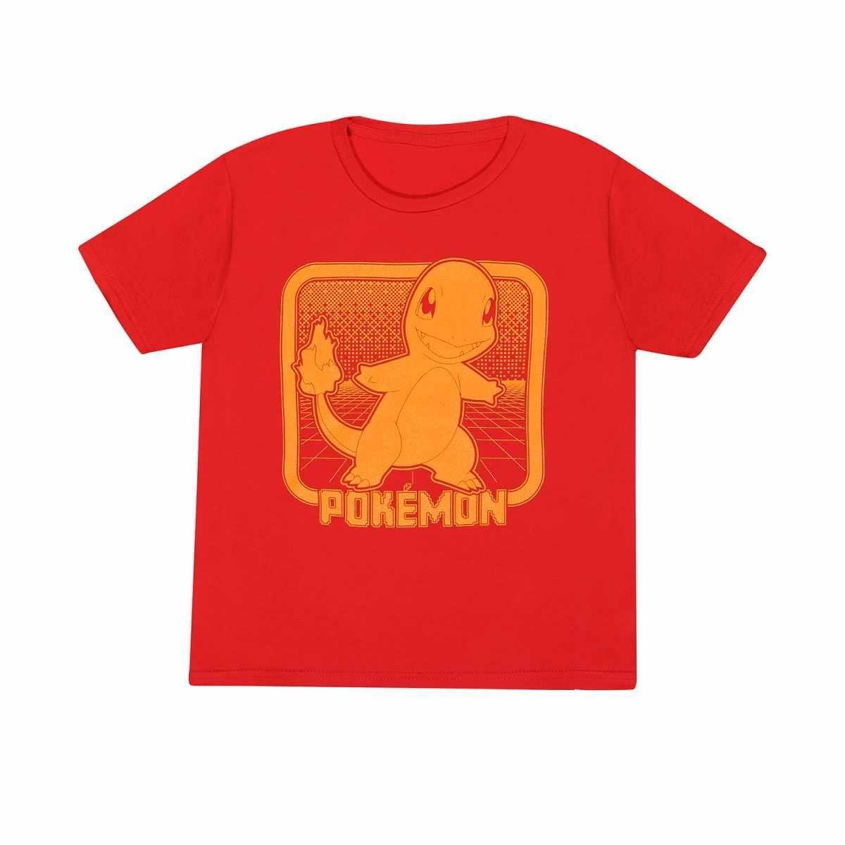 Tshirt Jungen Rot Bunt 128 von Pokémon