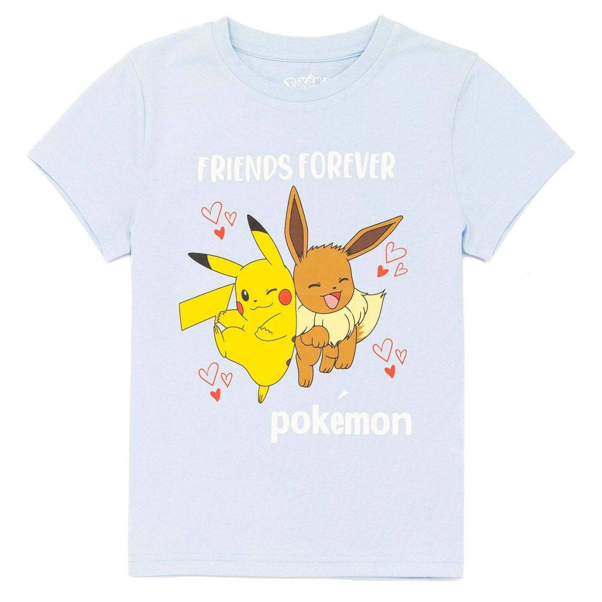 Tshirt Mädchen Taubenblau 140 von Pokémon