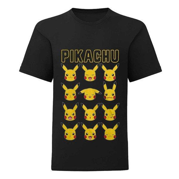Tshirt Pikachu Jungen Schwarz 128 von Pokémon