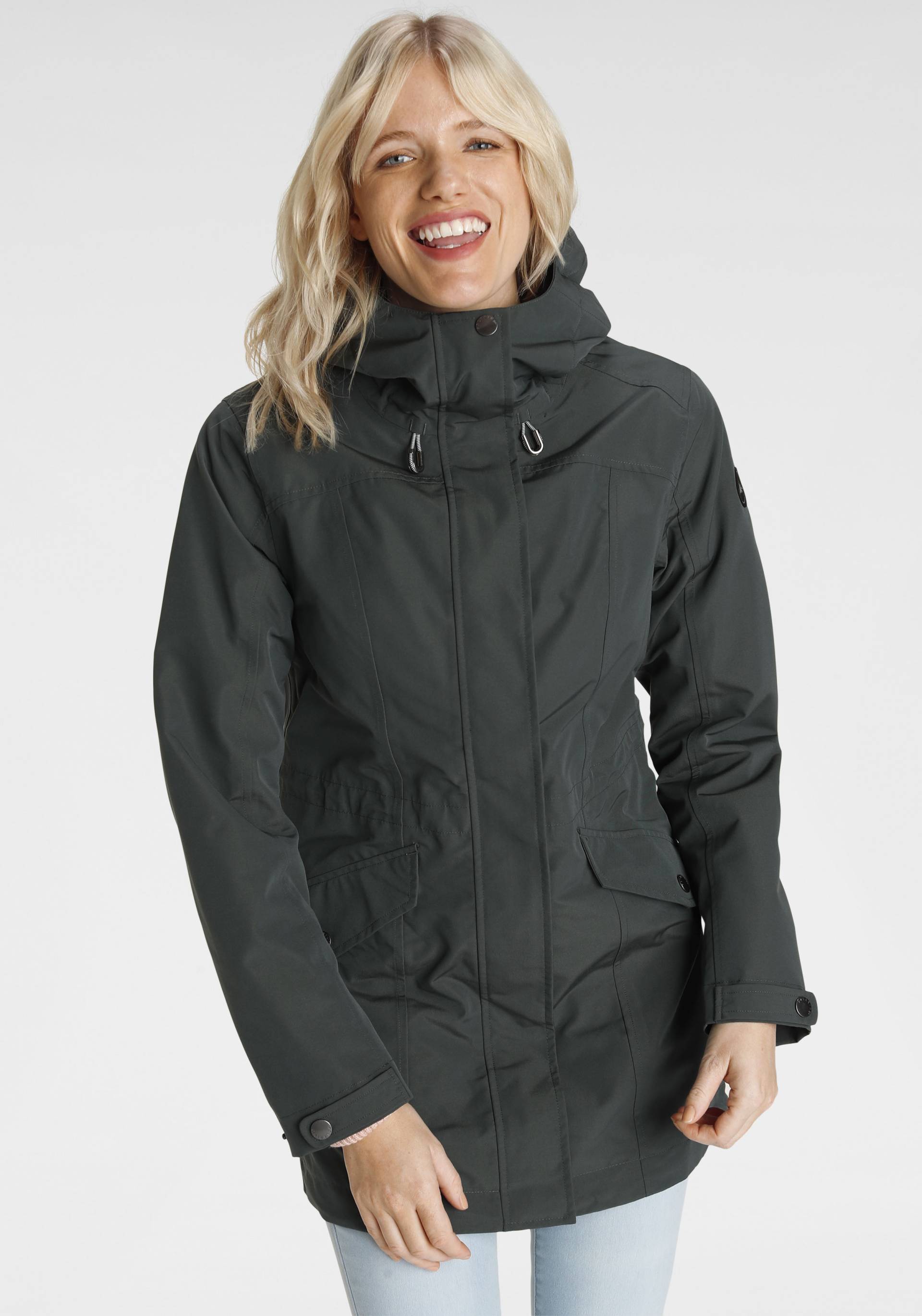 Polarino Outdoorjacke, mit Kapuze von Polarino