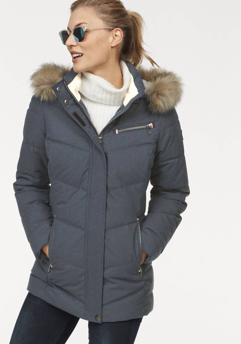 Polarino Steppjacke, mit Kapuze von Polarino