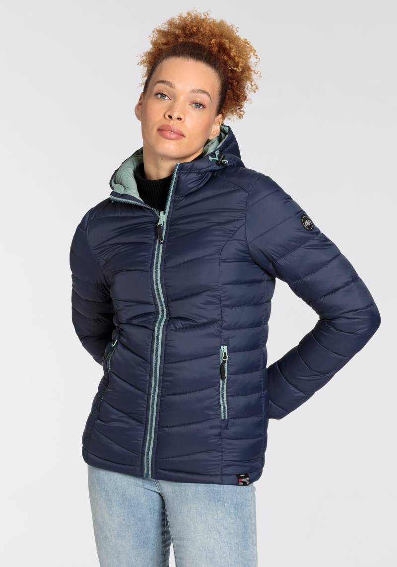 Polarino Steppjacke, mit Kapuze von Polarino