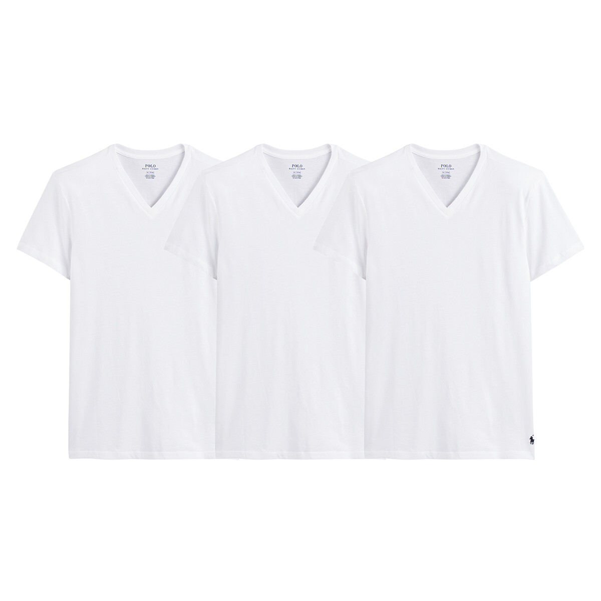 3er-Pack T-Shirts mit V-Ausschnitt von Polo Ralph Lauren