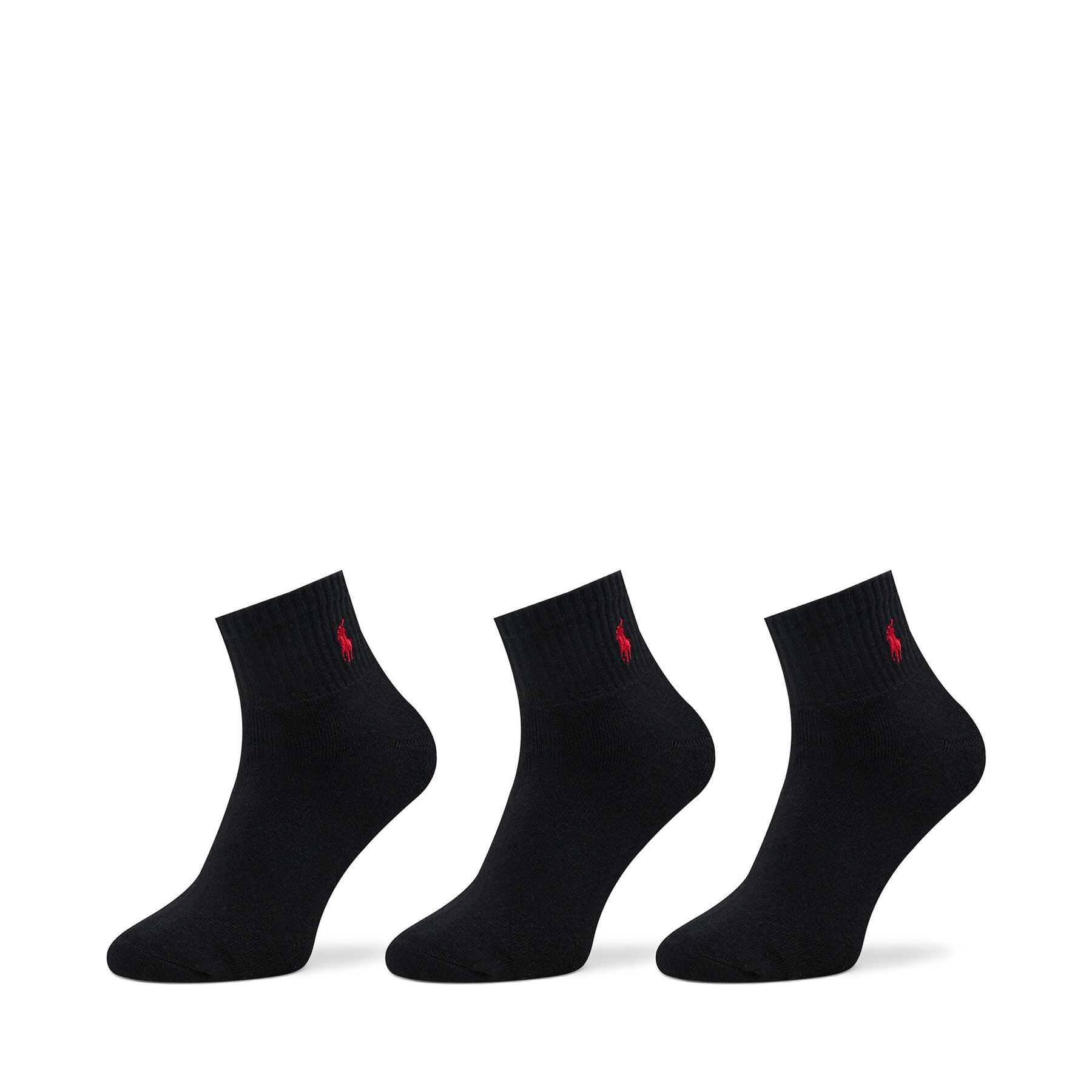 3er-Set hohe Herrensocken Polo Ralph Lauren 449655220001 Black von Polo Ralph Lauren