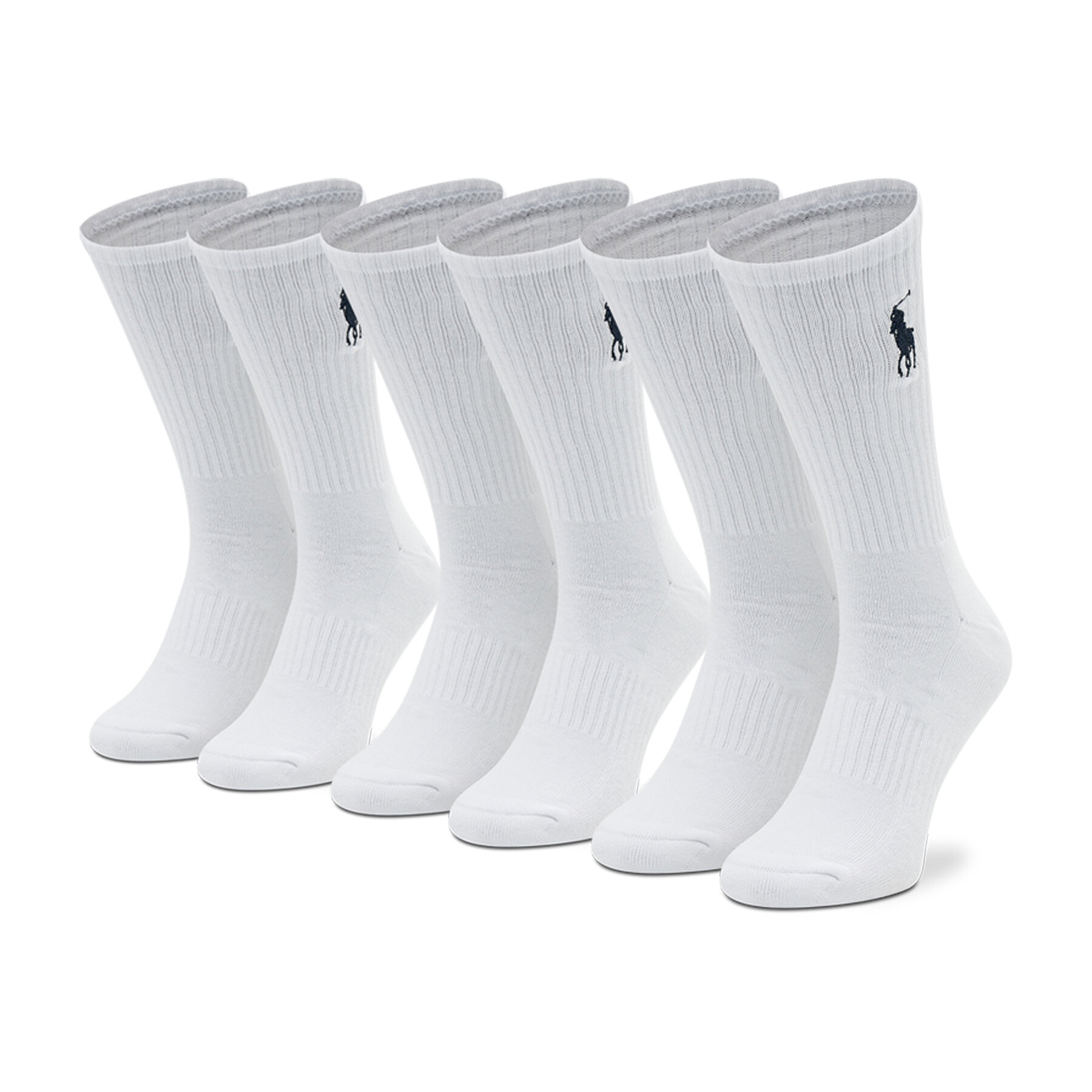 3er-Set hohe Unisex-Socken Polo Ralph Lauren 449858064001 Weiß 3er-Set hohe Unisex-Socken Polo Ralph Lauren 449858064001 Weiß von Polo Ralph Lauren