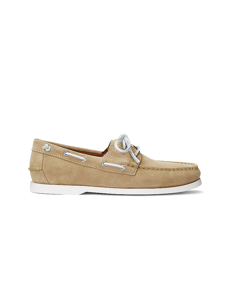 POLO RALPH LAUREN Anzugschuh - Bootschuh MERTON  beige | 43 von Polo Ralph Lauren