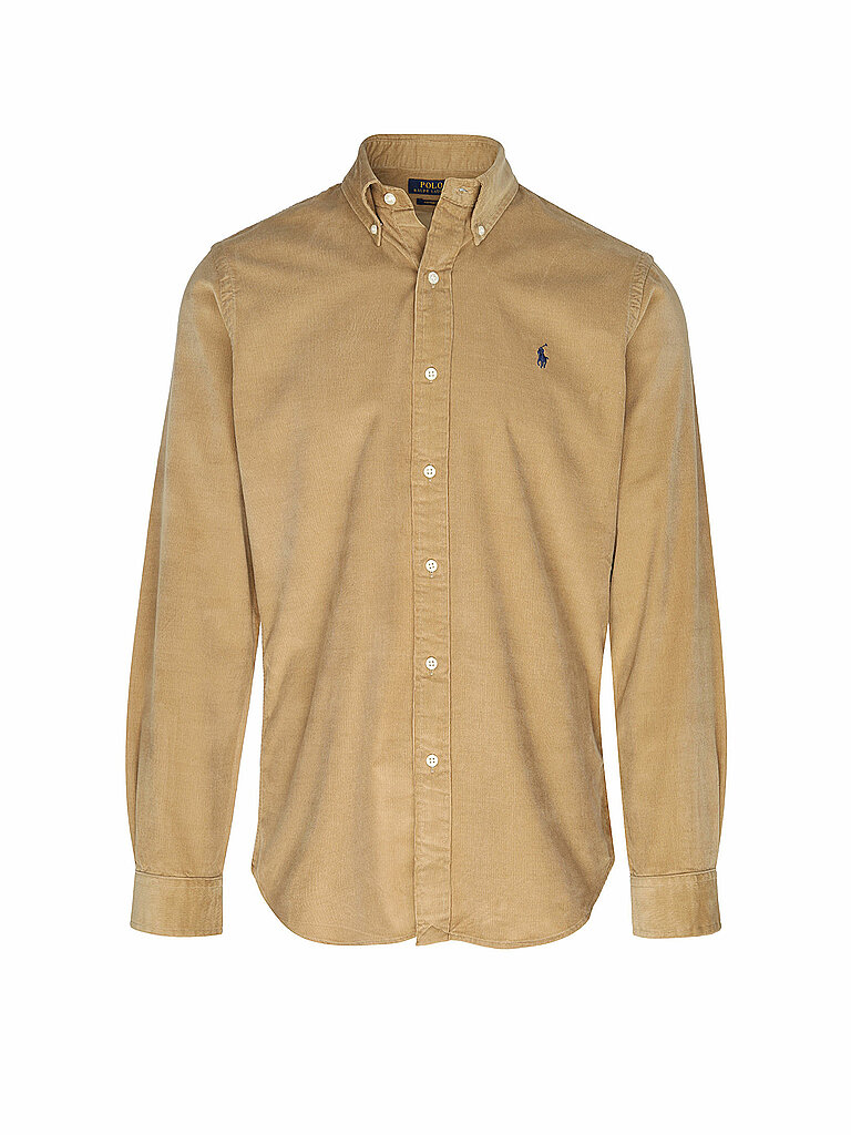 POLO RALPH LAUREN Cordhemd Slim Fit camel | XXL von Polo Ralph Lauren