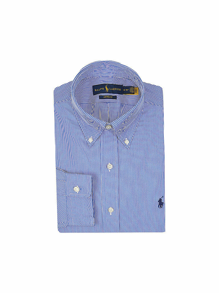 POLO RALPH LAUREN Hemd Custom Fit blau | XXL von Polo Ralph Lauren