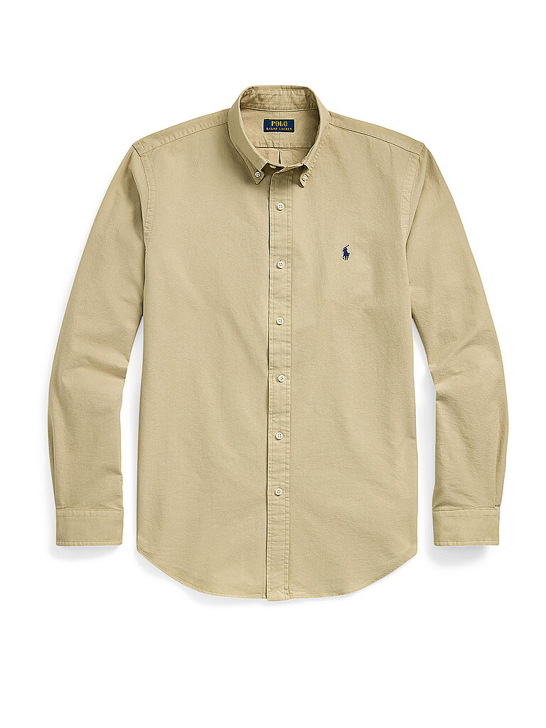 POLO RALPH LAUREN Hemd Custom Fit  camel | M von Polo Ralph Lauren