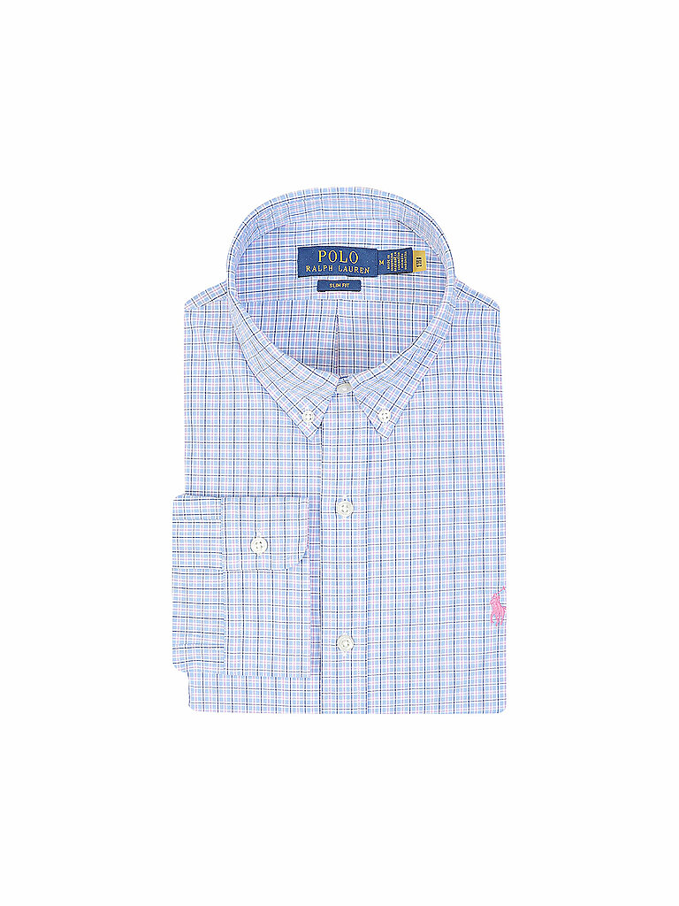 POLO RALPH LAUREN Hemd Slim Fit  hellblau | M von Polo Ralph Lauren
