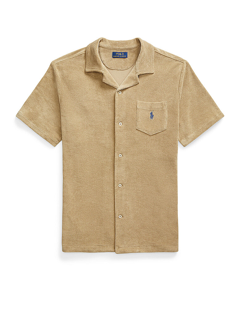 POLO RALPH LAUREN Hemd  beige | M von Polo Ralph Lauren