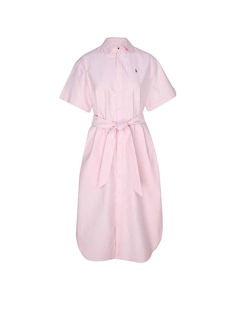 POLO RALPH LAUREN Hemdblusenkleid rosa | XL von Polo Ralph Lauren