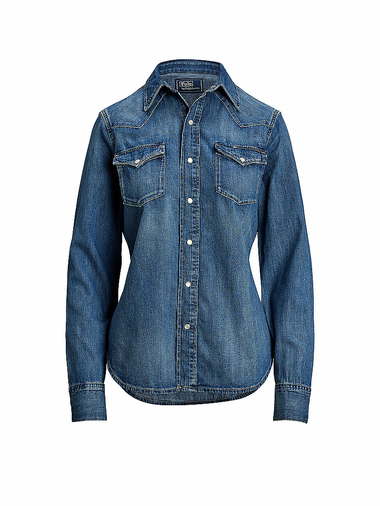 POLO RALPH LAUREN Jeansbluse blau | M POLO RALPH LAUREN Jeansbluse blau | M von Polo Ralph Lauren