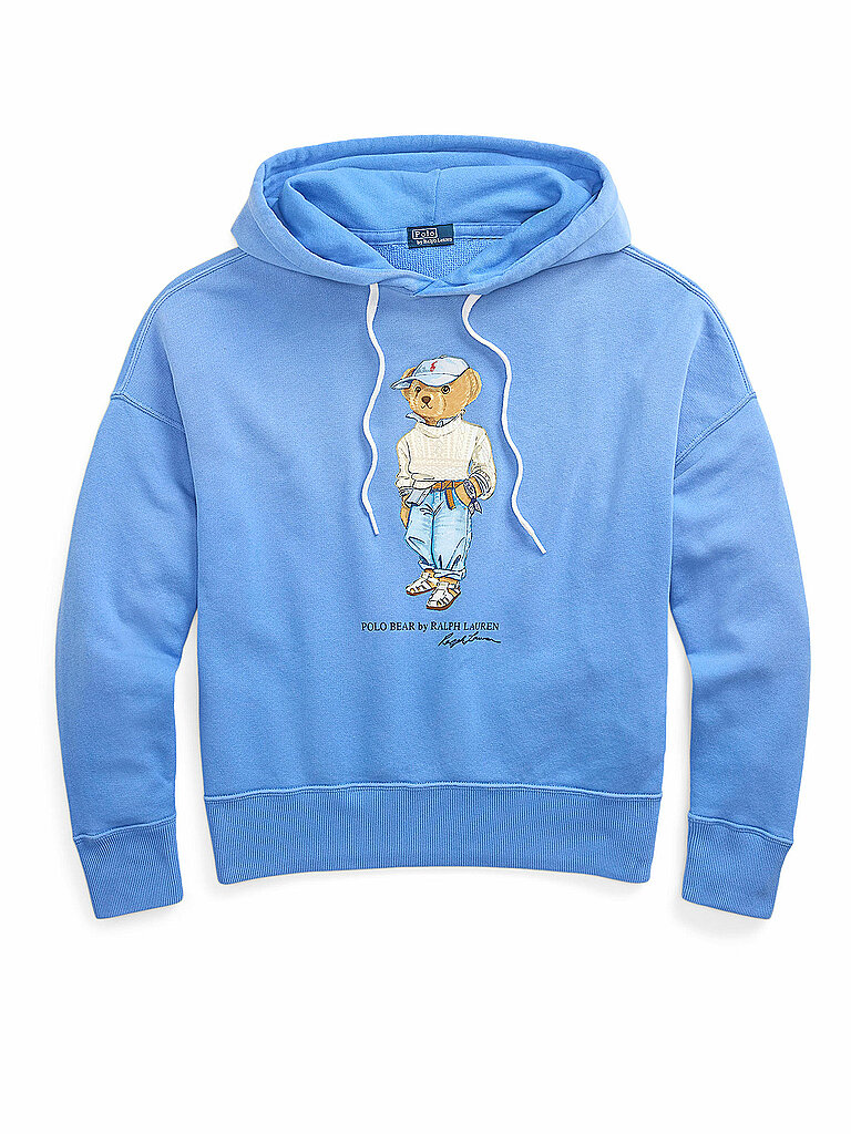 POLO RALPH LAUREN Kapuzensweater - Hoodie blau | M von Polo Ralph Lauren