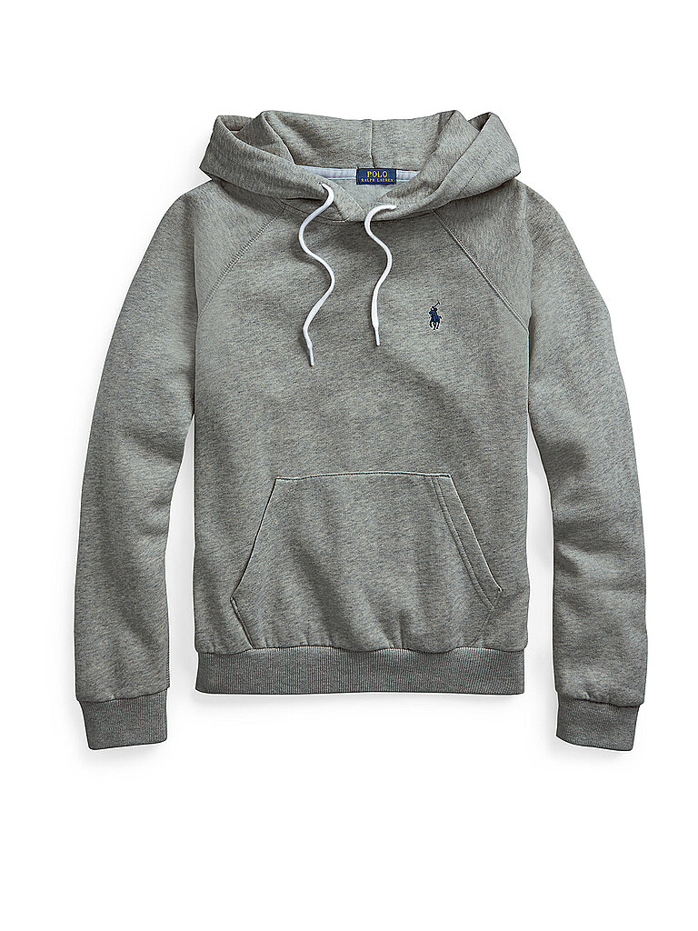 POLO RALPH LAUREN Kapuzensweater - Hoodie grau | S von Polo Ralph Lauren