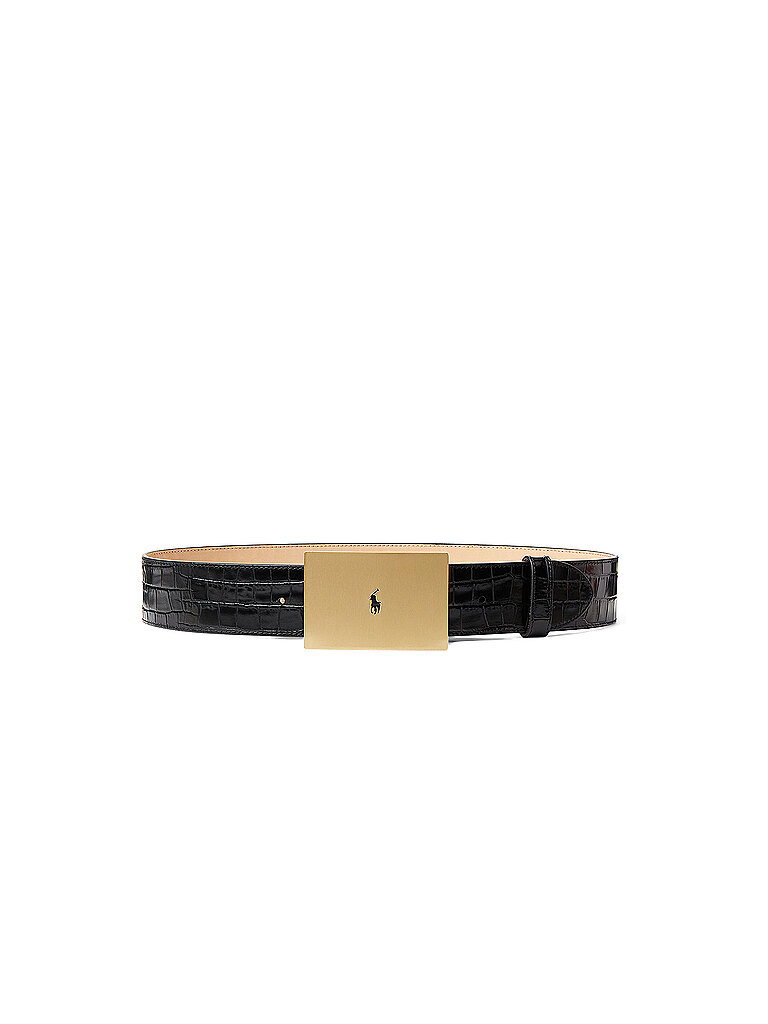 POLO RALPH LAUREN Ledergürtel  schwarz | XS von Polo Ralph Lauren