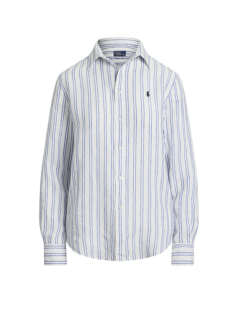 POLO RALPH LAUREN Leinenbluse blau | L POLO RALPH LAUREN Leinenbluse blau | L von Polo Ralph Lauren