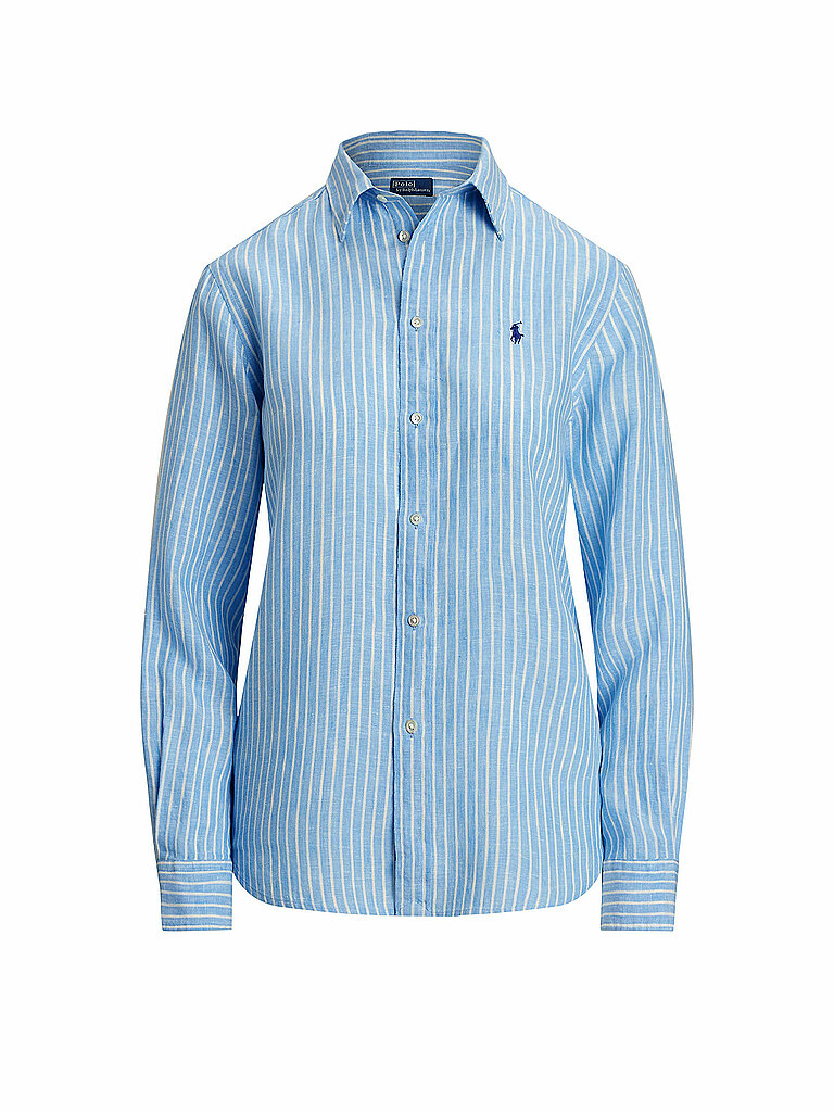 POLO RALPH LAUREN Leinenbluse blau | M POLO RALPH LAUREN Leinenbluse blau | M von Polo Ralph Lauren
