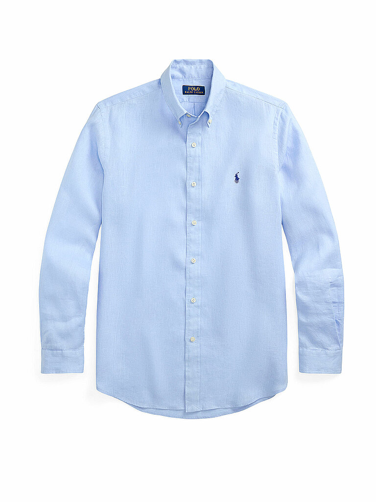 POLO RALPH LAUREN Leinenhemd Custom Fit hellblau | XXL von Polo Ralph Lauren