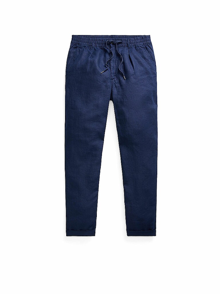 POLO RALPH LAUREN Leinenhose  dunkelblau | L von Polo Ralph Lauren