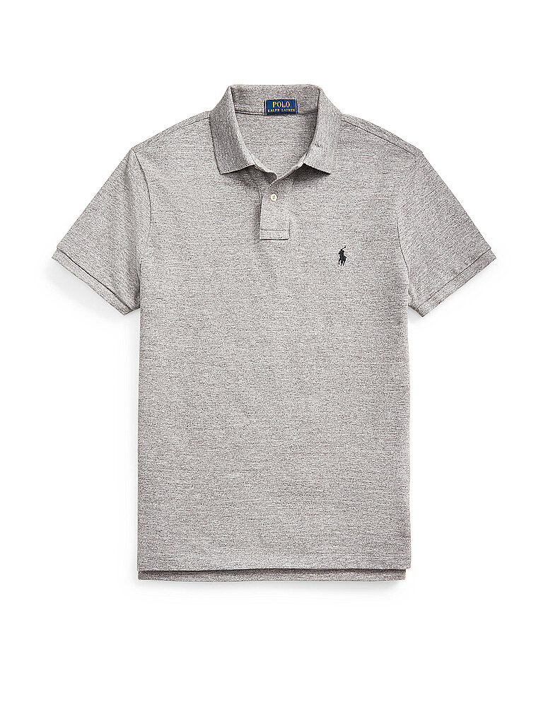 POLO RALPH LAUREN Poloshirt Custom Fit  grau | L von Polo Ralph Lauren