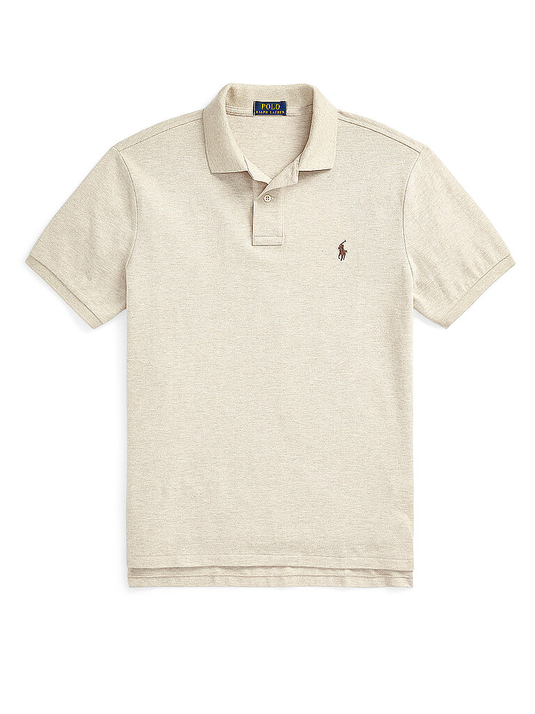 POLO RALPH LAUREN Poloshirt Custom Slim Fit beige | XXL von Polo Ralph Lauren