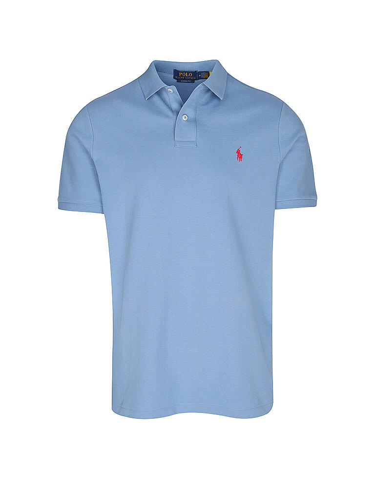 POLO RALPH LAUREN Poloshirt Custom Slim Fit hellblau | XXL von Polo Ralph Lauren