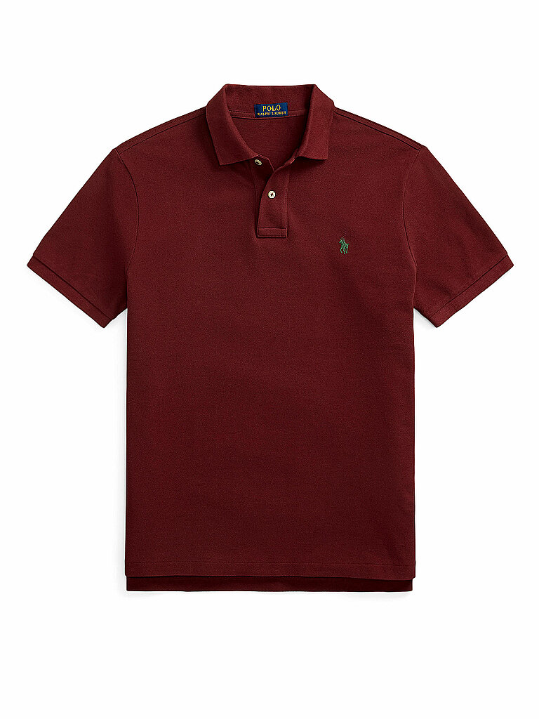 POLO RALPH LAUREN Poloshirt Custom Slim Fit dunkelrot | XXL von Polo Ralph Lauren