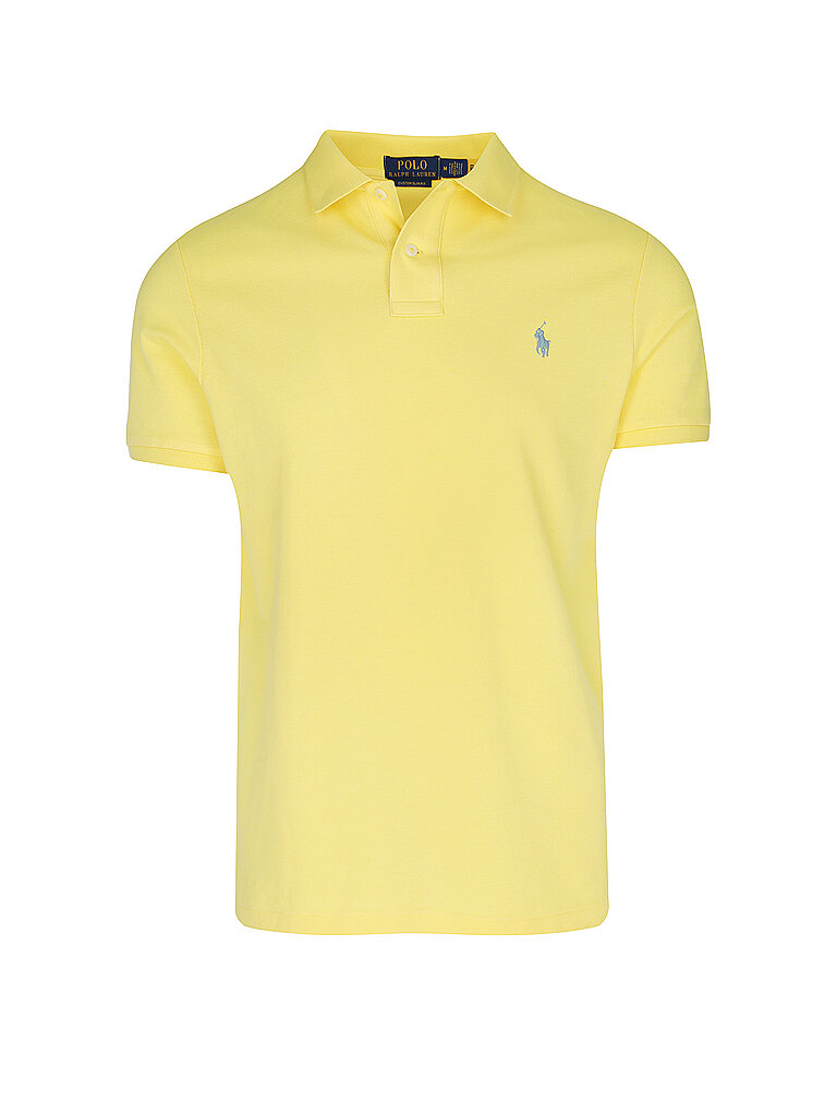 POLO RALPH LAUREN Poloshirt Custom Slim Fit gelb | S von Polo Ralph Lauren