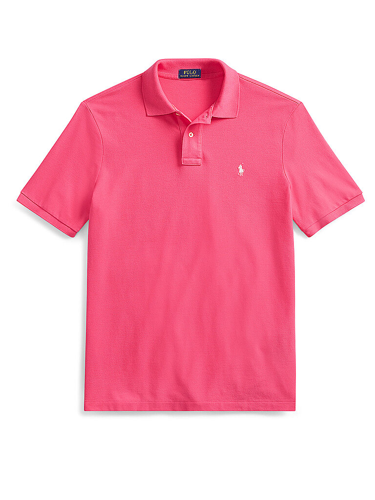POLO RALPH LAUREN Poloshirt Custom Slim Fit pink | L von Polo Ralph Lauren