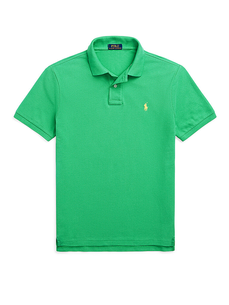 POLO RALPH LAUREN Poloshirt Custom Slim Fit grün | M von Polo Ralph Lauren