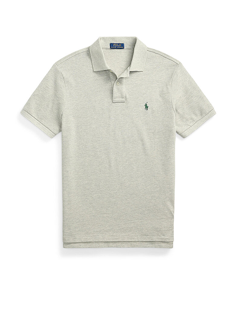 POLO RALPH LAUREN Poloshirt Custom Slim Fit hellgrau | XXL von Polo Ralph Lauren
