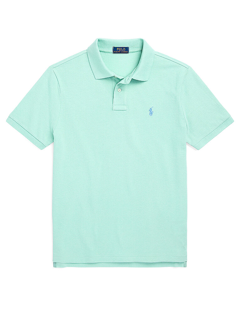 POLO RALPH LAUREN Poloshirt Custom Slim Fit mint | L von Polo Ralph Lauren