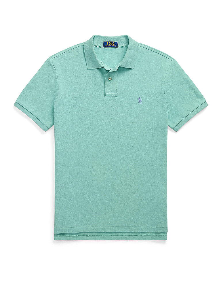 POLO RALPH LAUREN Poloshirt Custom Slim Fit mint | L von Polo Ralph Lauren