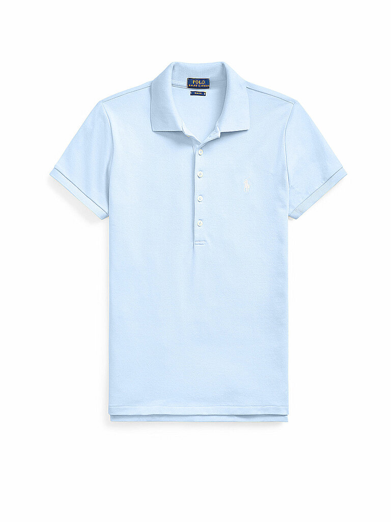 POLO RALPH LAUREN Poloshirt Slim Fit JULIE hellblau | L von Polo Ralph Lauren