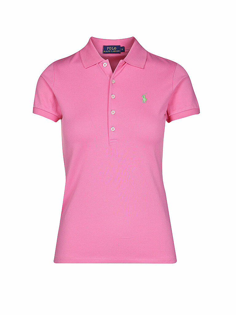 POLO RALPH LAUREN Poloshirt Slim Fit JULIE pink | XXL von Polo Ralph Lauren