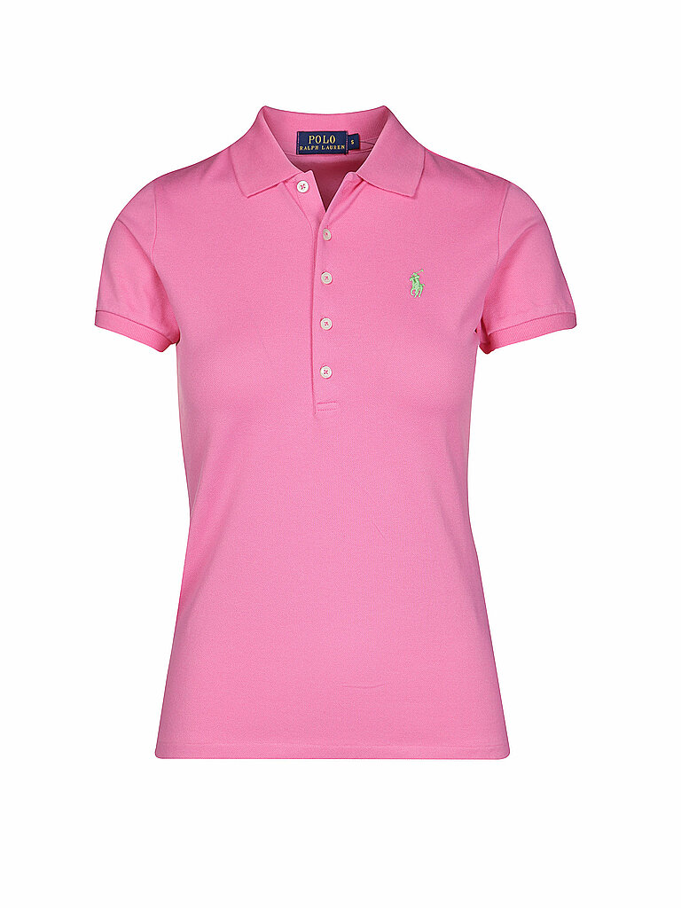 POLO RALPH LAUREN Poloshirt Slim Fit JULIE pink | M von Polo Ralph Lauren